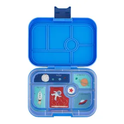 Szczelna średnia śniadaniówka Yumbox Original - surf blue / rocket