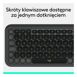 Klawiatura membranowa Logitech POP Icon Keys Grafitowy