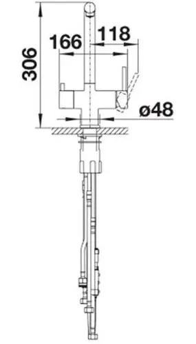 Bateria BLANCO Fontas-S II 525200 Antracyt
