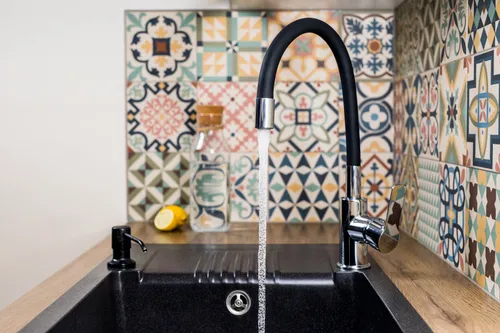 Bateria KFA ARMATURA Rumba 6553-915-00 Chrom/czarny