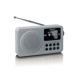Radioodbiornik Lenco PDR-034GY Radio FM DAB+ Bluetooth Szary