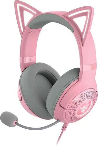 Проводные наушники с микрофоном Razer Kraken Kitty V2 Quartz