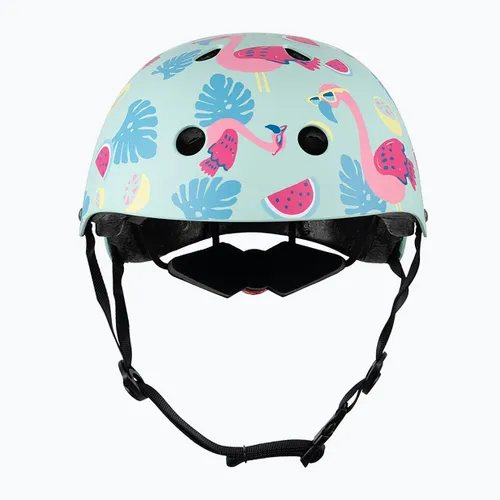 Kask rowerowy dziecięcy Hornit Flaming blue/pink