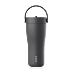 Kubek termiczny ze słomką EQUA Carry Cup 600 ml - black