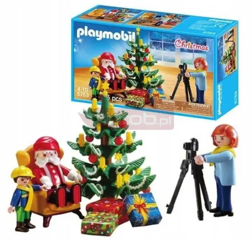 PLAYMOBIL 5753 ZDJĘCIE ZE ŚWIĘTYM MIKOŁAJEM zestaw dla dzieci +4 lata