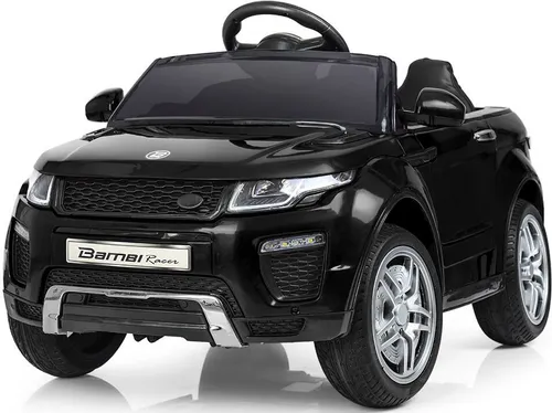 Samochód dla dziecka BAMBI RACER Land Rover Suv Jeep 1 osobowy Błyszczący Czarny