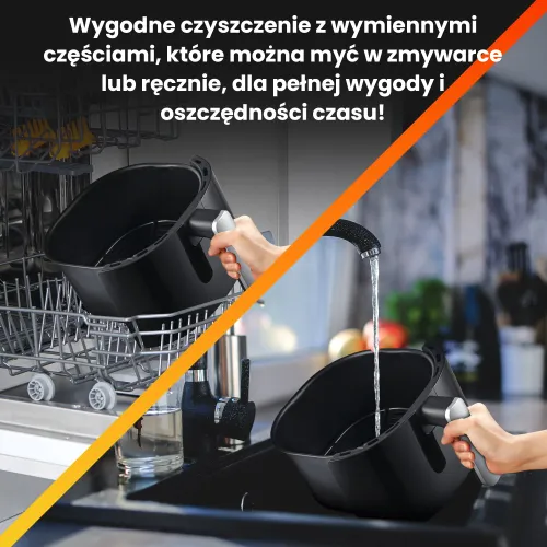 Frytkownica beztłuszczowa Extralink Smart Life Air Fryer SJ-400 1300W 4l