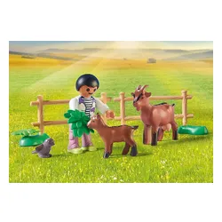 Playmobil Country Figures Set 71442 Трактор с прицепом и цистерной для воды