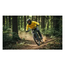 Kask XRIDER XRFH003M Czarno-żółty Full Face z odkręcaną szczęką (rozmiar M)