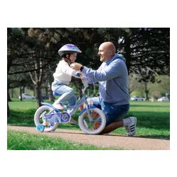 Kask rowerowy HUFFY Kraina Lodu Fioletowy dla Dzieci (rozmiar S/M)