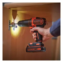 Black &amp; Decker Akülü Matkap BDCHD18K 18 in 1x1.5 Ah Akülü Matkap