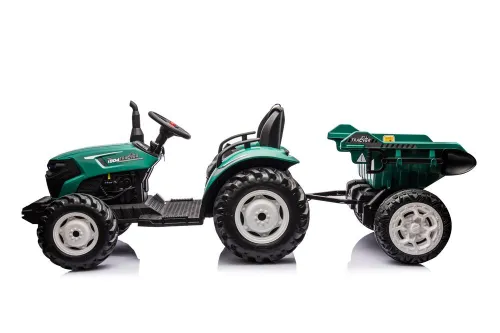 Traktor Na Akumulator Dla Dziecka Hc-306 24V 2X95W Przyczepa Eva LED Pilot