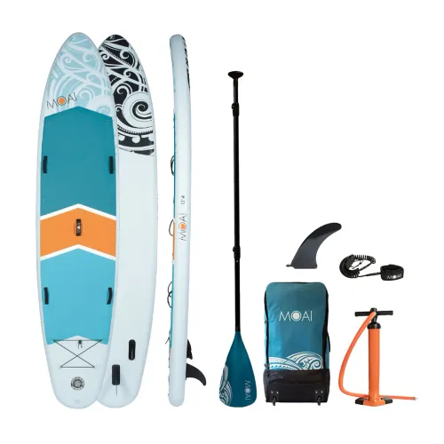 Многоместная доска SUP MOAI 12'4" синяя