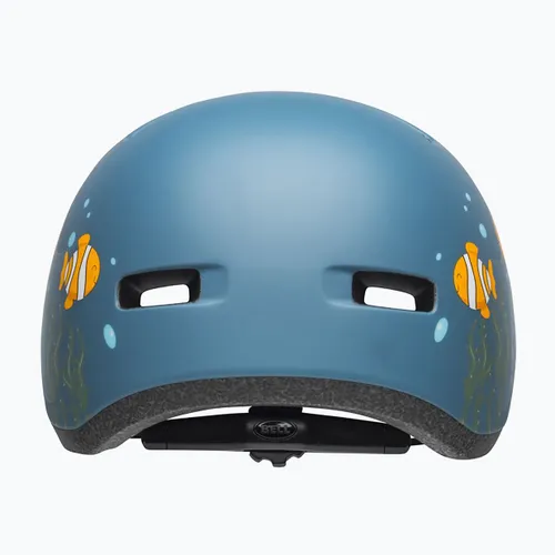 Kask rowerowy dziecięcy Bell Lil Ripper Jr clown fish matte gray/blue