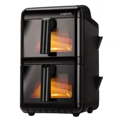 Air Fryer Frytkownica beztłuszczowa MPM MFR-13 12l z podwójnym koszem i okienkiem do obserwacji postępów gotowania