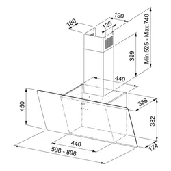 Okap Franke EVO FPJ 915 V BK A Czarny