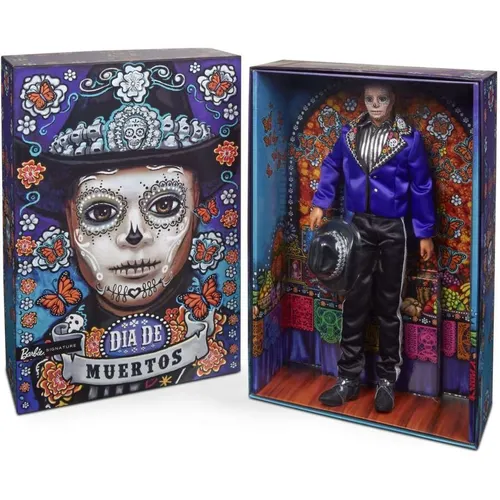 Mattel Barbie Signature Ken Dia De Muertos 2023 Коллекционная кукла