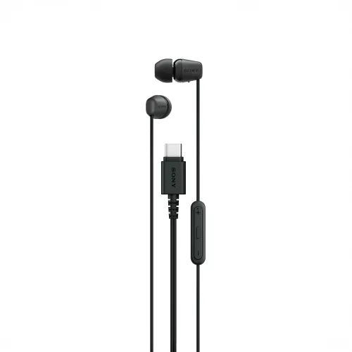 Słuchawki przewodowe Sony IER-EX15C Dokanałowe USB-C Czarny