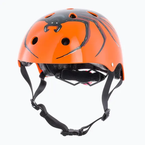 Kask rowerowy dziecięcy Hornit Spider orange/black