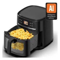 Air Fryer Frytkownica beztłuszczowa GÖTZE & JENSEN AF800K AI 8l z okienkiem do obserwacji postępów gotowania
