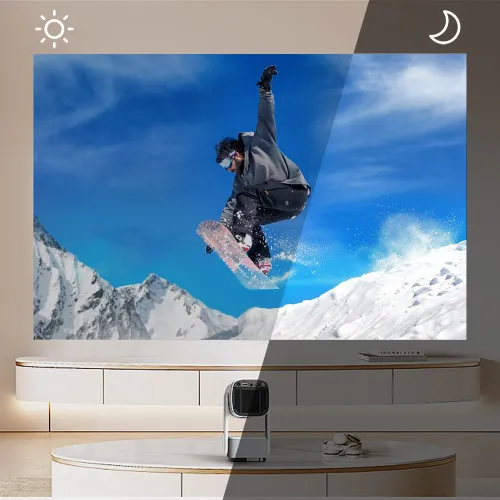Projektor MANTA MultiVision Portable HD (1280 x 720), 250 ANSI lumen, Wi-Fi, Bluetooth