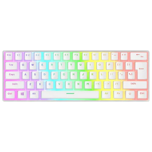 Klawiatura mechaniczna Rampage Radiant K11 Outemu Blue Switch Biały