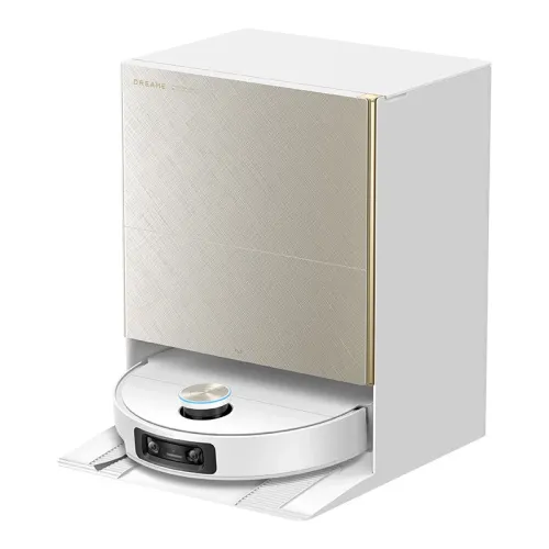 Robot sprzątający Dreame X60 Ultra Complete Funkcja mopowania Stacja oczyszczająca Tworzenie mapy pomieszczenia 62dB Funkcje AI Biały