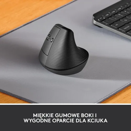 Myszka Logitech Lift leworęczny - grafitowy