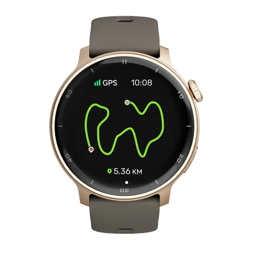 Smartwatch STELIO Activ Funkcje AI 46mm GPS Złoty