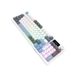 Klawiatura mechaniczna Aqirys Atria White Linear Biały