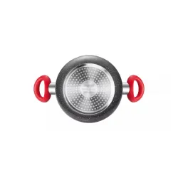 TESCOMA Manico Rosso 3 l grafitowy - garnek aluminiowy
