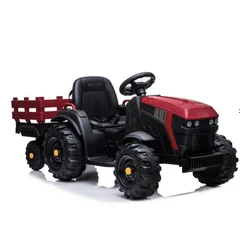 Duży Traktor Na Akumulator Z Przyczepą Pojazd Dla Dzieci Pilot Skóra Eva MP3