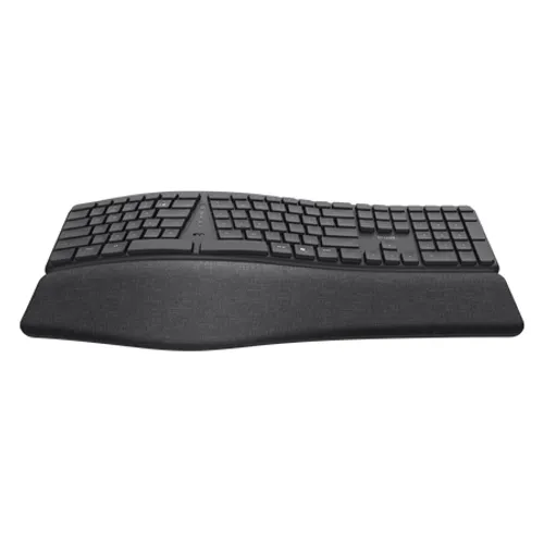 Klawiatura membranowa Trust Keyra Ergonomic Czarny