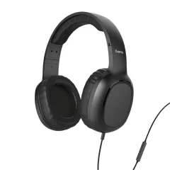 Słuchawki przewodowe Hama Fun C Nauszne Mikrofon USB-C Czarny