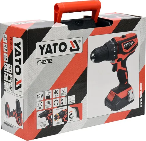 Yato YT-82782 18 V şarj edilebilir pil 1x2 Ah