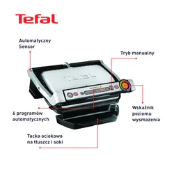 Электрический гриль Tefal Gc712d OptiGrill