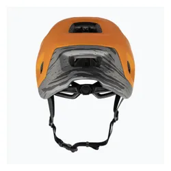Kask rowerowy MET Terranova orange/ titanium metalic matt