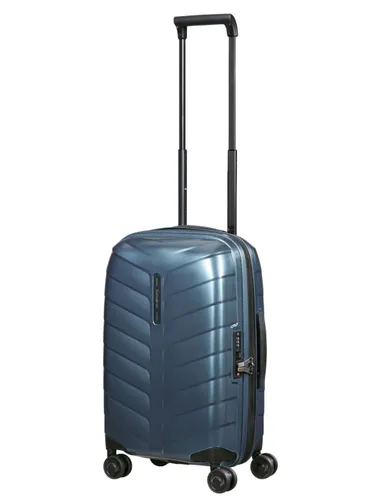 Маленький расширяемый чемодан Samsonite Attrix 55 см (23/26 см) - steel blue