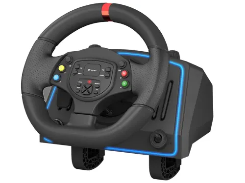 Kierownica Tracer XRacer1080 7w1 z pedałami do PC, PS4, PS3, Xbox Series, Xbox One, Nintendo Switch, Android Force Feedback