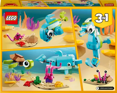 LEGO 31128 Creator Delfin i żółw