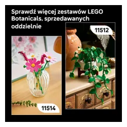LEGO 11513 Botanicals Kompozycja z ciemnych kwiatów