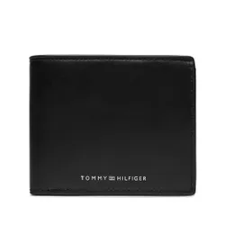 Большой мужской кошелек Tommy Hilfiger Th Spw Leather Cc And Coin Am0am11871 Black BDS