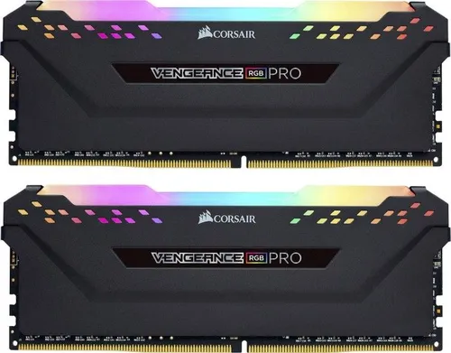 Pamięć Corsair Vengeance RGB PRO, DDR4, 16 GB, 3600MHz, CL16 (CMW16GX4M2D3600C16)