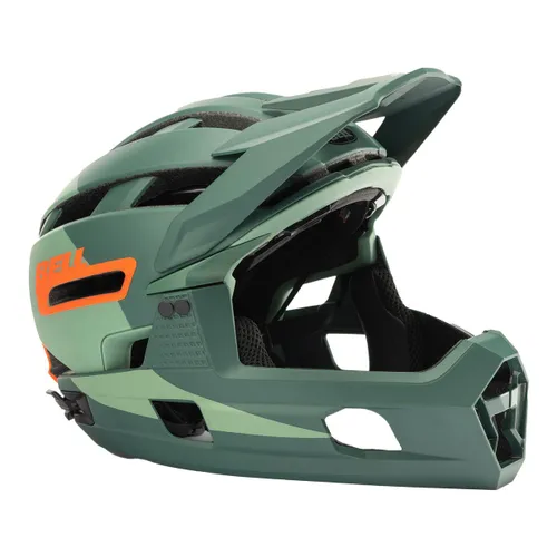 Kask rowerowy Bell FF Super Air R MIPS Spherical matte gloss green infrared