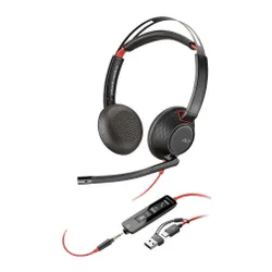 Poly Blackwire 5220 Stereo USB-C + 3.5 mm + USB-C/A (93S88AA)