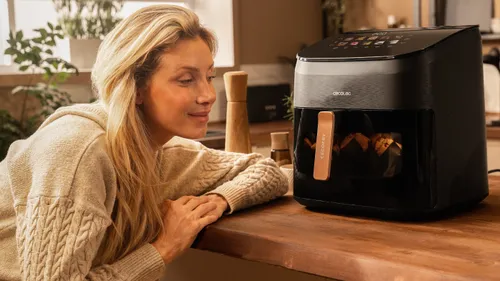 Air Fryer Frytkownica beztłuszczowa CECOTEC Cecofry&Grill Smoking 4500 3 w 1 z ukrytym grillem i wędzarnią