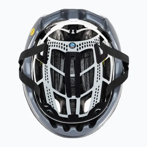 Kask rowerowy Giro Vanquish Integrated Mips matte white/silver/vivid road onyx