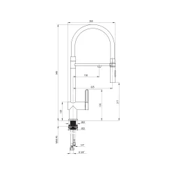 Bateria Deante Magnetic BRM_F75M Stalowy/Czarny