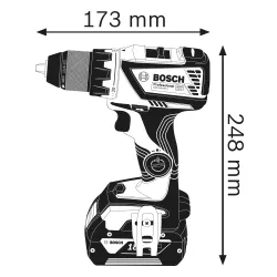 Bosch GSR 18v-60 C Professional Akülü Tornavida (+2 adet 5Ah pil)