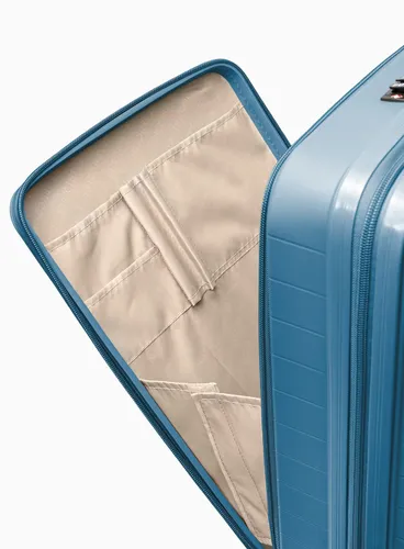 Walizka kabinowa z kieszenią na laptop Puccini Seoul - niebieski